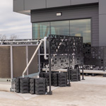 Safety guardrail system - screen wall