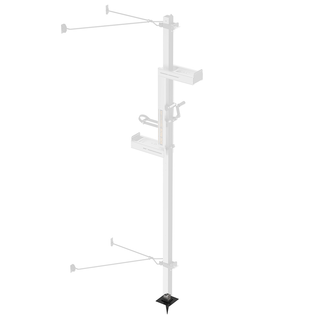 Metaltech Ultra-Jack Pole Anchor - Scaffolding Base For Loose Soil Conditions